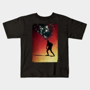 Daydreamer - Skater Silhouette Kids T-Shirt